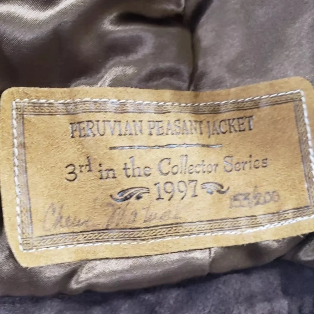 Double D Ranch Wear suede embroidered Peruvian Jacket limited edition RARE - Picture 6 of 14